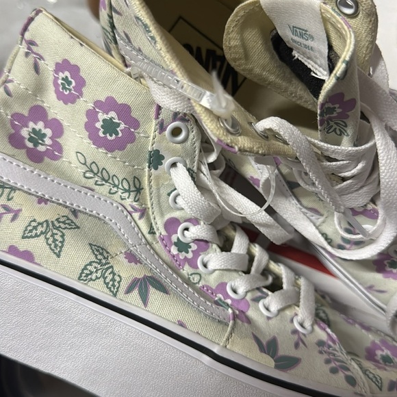 NEW Vans Women's Sk8-Hi Tapered Stackform Shoes Floral Lace Up Sneakers - Picture 2 of 2